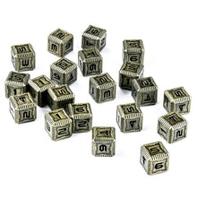 Load image into Gallery viewer, Sci-Fi Metal 12mm D6 Dice (10 Pack)