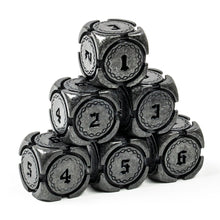 Load image into Gallery viewer, Fantasy Metal 16mm D6 Dice (6 Pack)