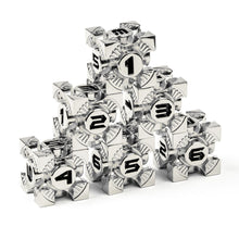 Load image into Gallery viewer, Arc Metal 16mm D6 Dice (6 Pack)