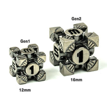 Load image into Gallery viewer, Arc Metal 16mm D6 Dice (6 Pack)