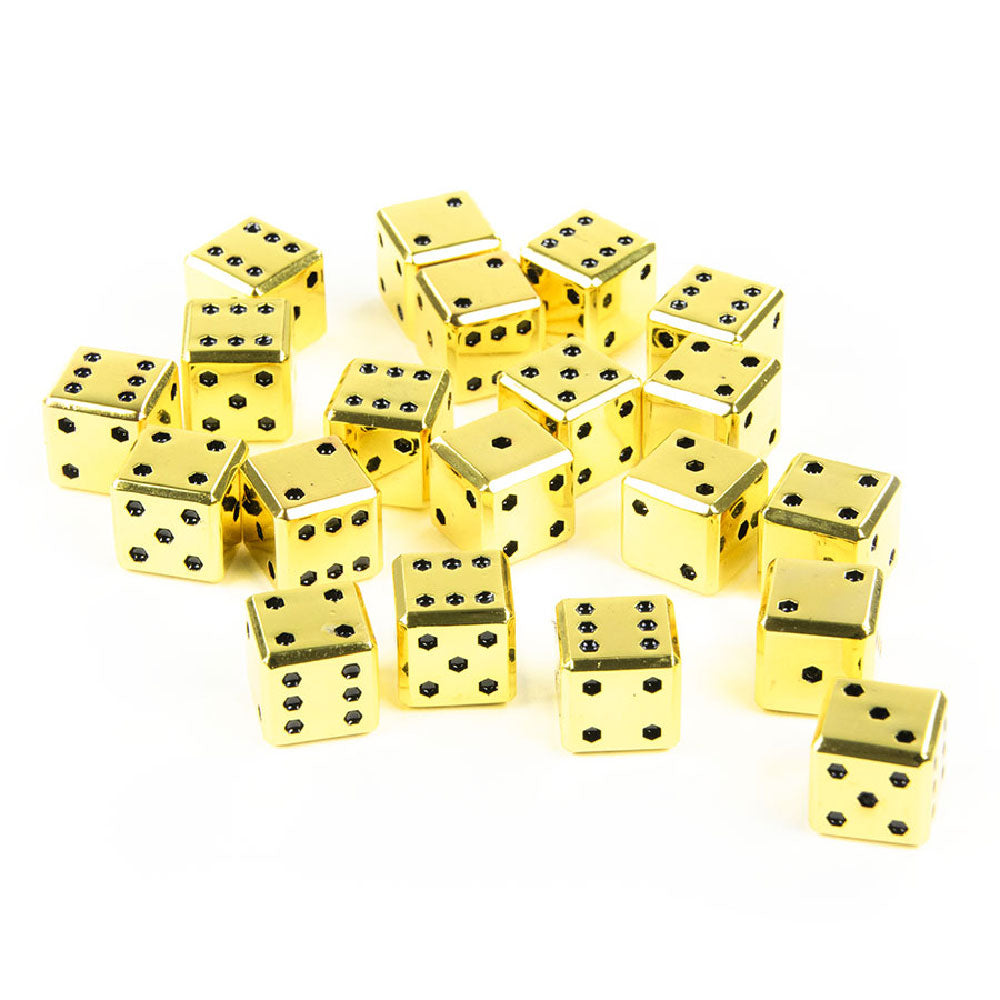 Square Metal 12mm D6 Dice (10 Pack)
