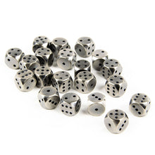 Load image into Gallery viewer, Rounded Metal 12mm D6 Dice (10 Pack)
