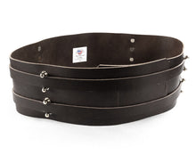 Load image into Gallery viewer, Dark Brown Double Leather Belt
