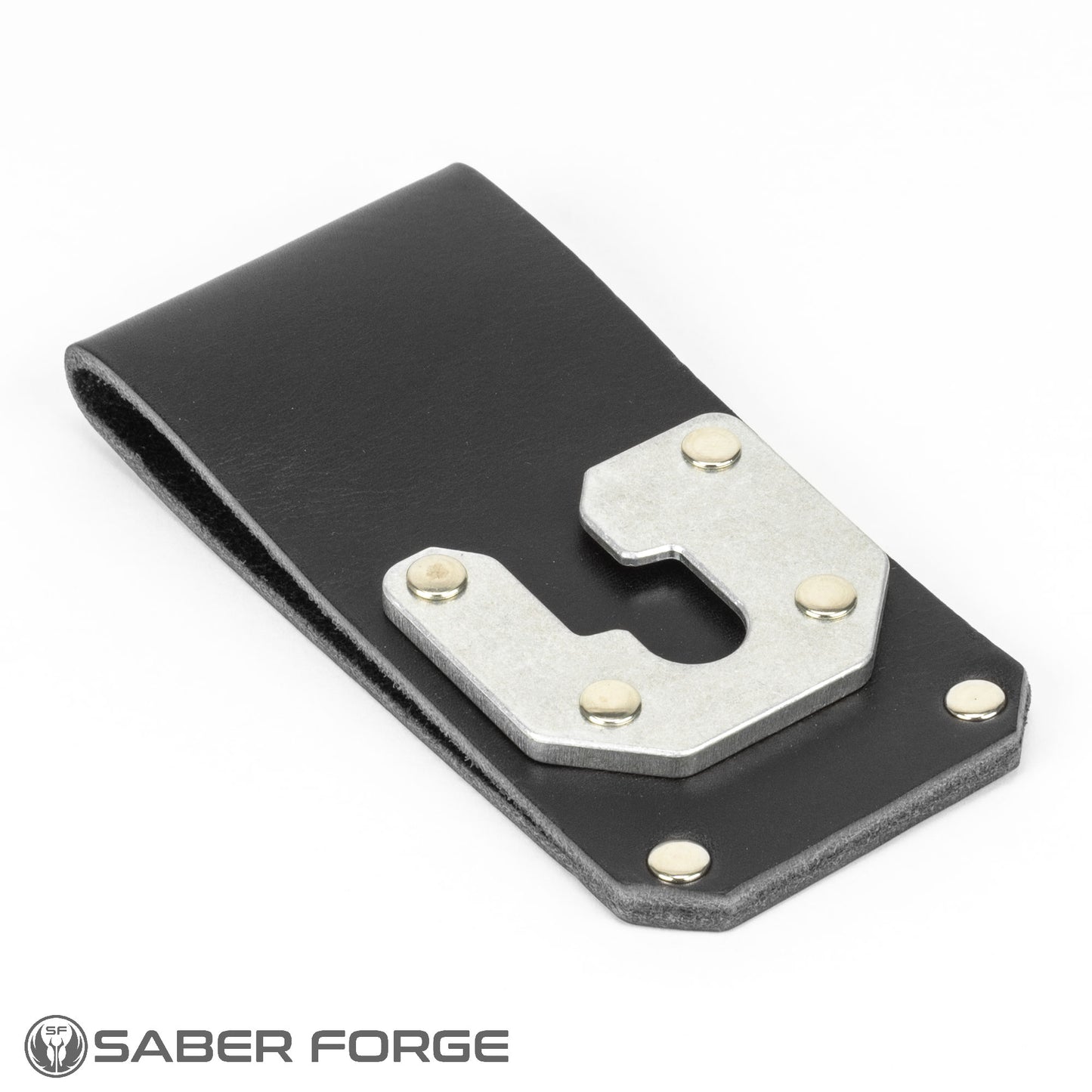 Leather Saber Double Belt Clip