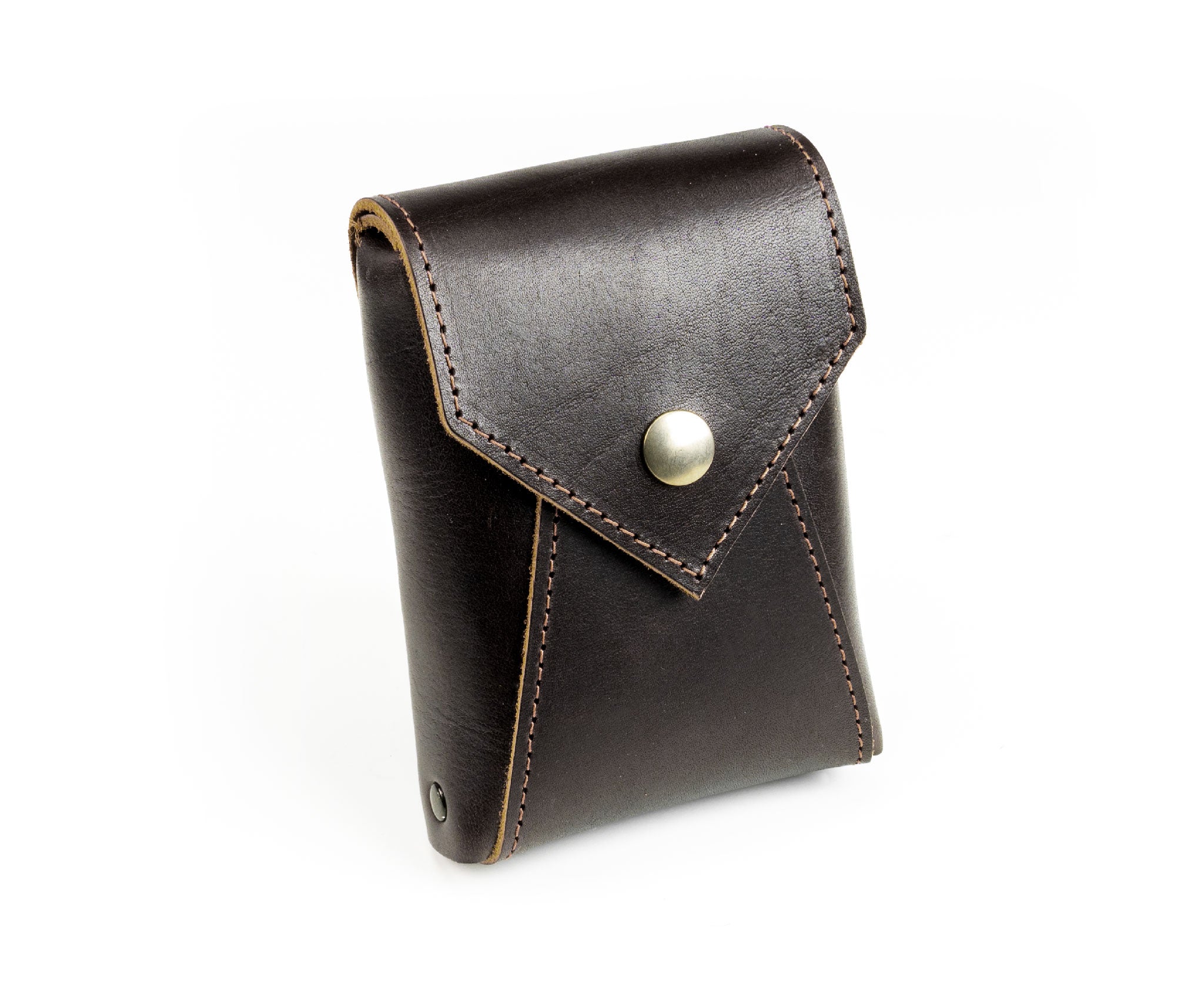 Double Belt Leather Pouch – SaberForge