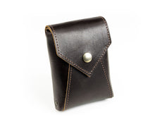 Load image into Gallery viewer, Double Belt Leather Pouch
