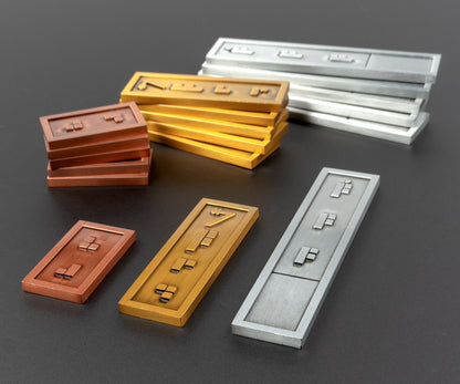 Circulated Weathered Credit Chip Pack (3, 15, & 30 Count)
