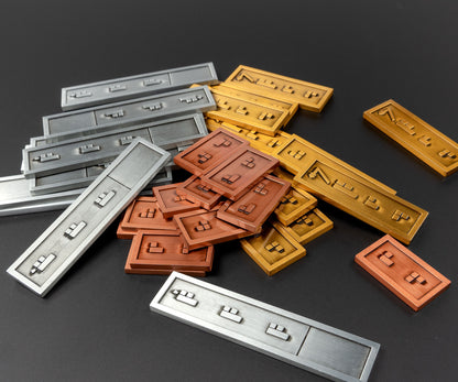 Circulated Weathered Credit Chip Pack (3, 15, & 30 Count)
