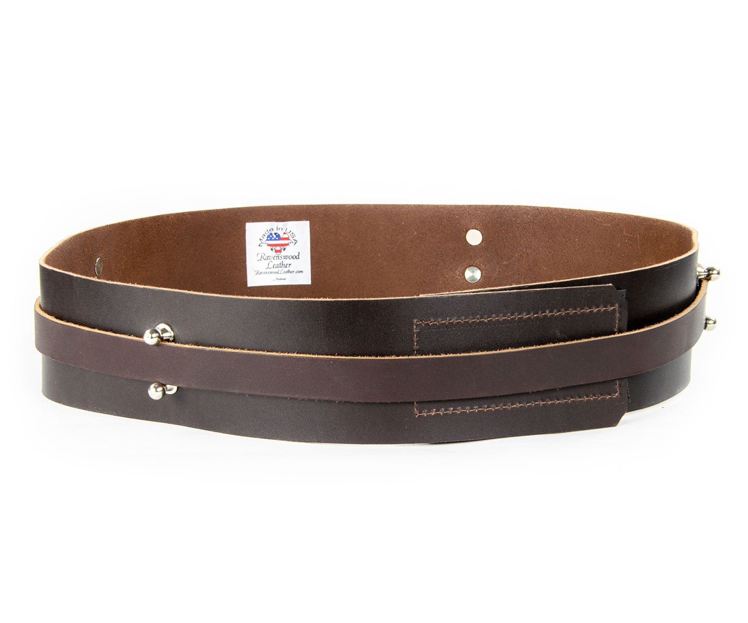 Brown Leather Belt – SaberForge