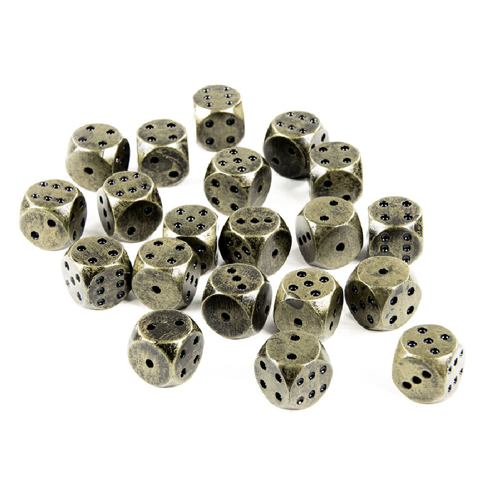 Rounded Metal 12mm D6 Dice (10 Pack)