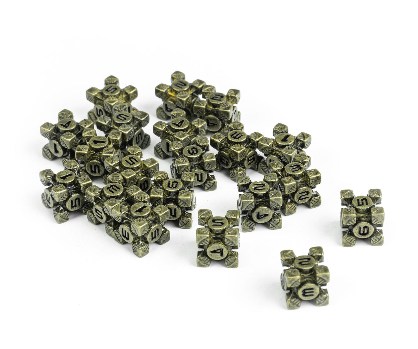 Arc Metal 12mm D6 Dice (10 Pack)