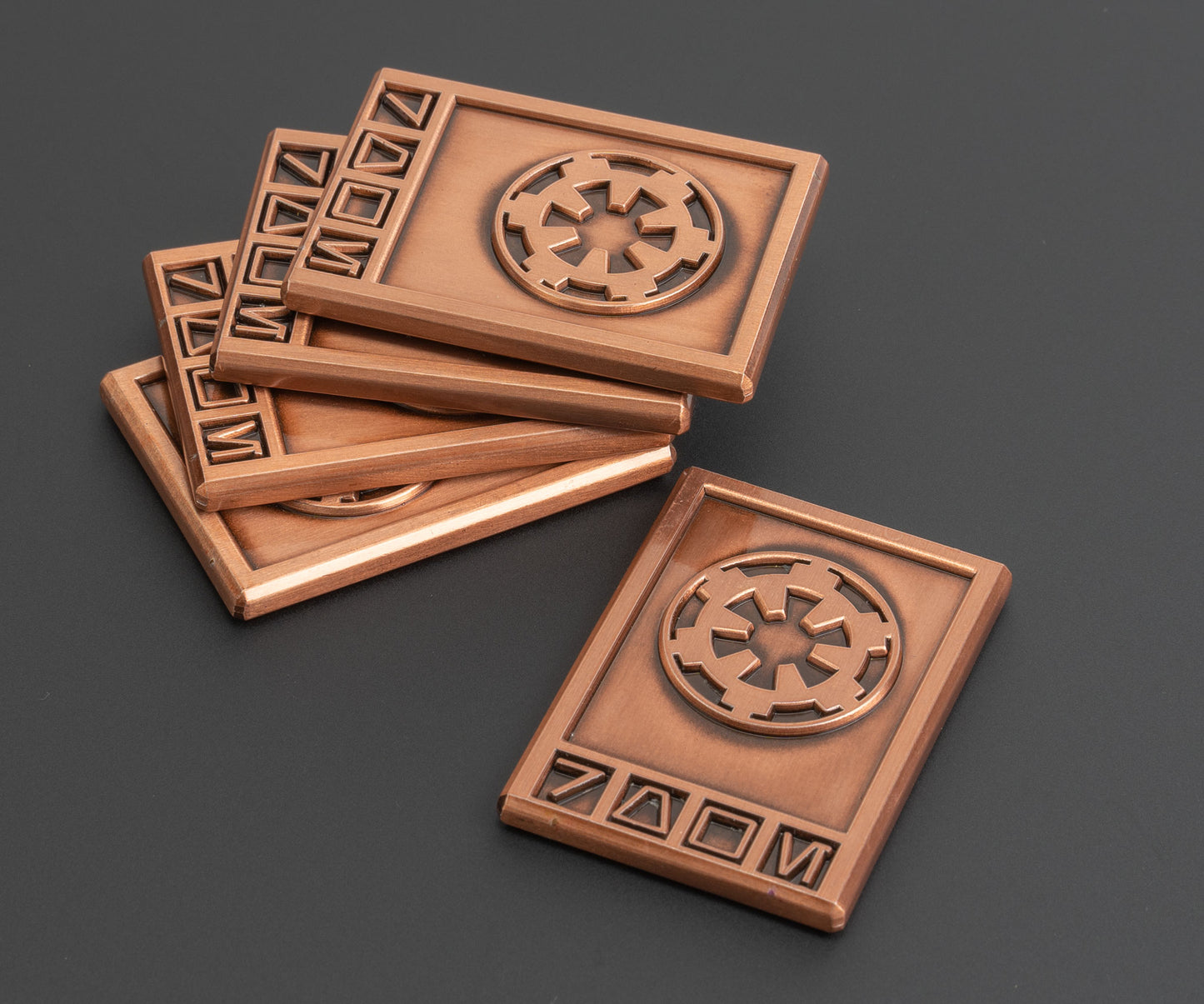 Imperial Circulated Copper Credit Chip
