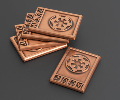 Imperial Circulated Copper Credit Chip