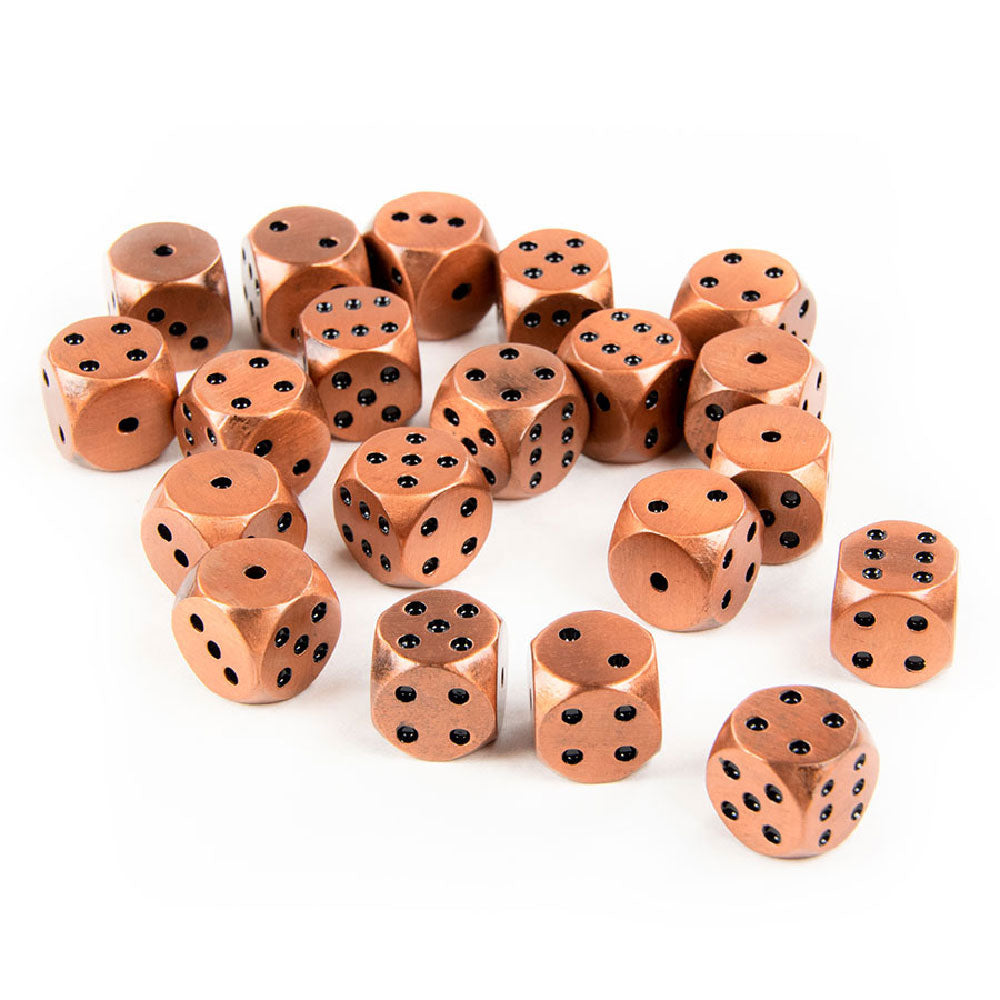 Rounded Metal 12mm D6 Dice (10 Pack)