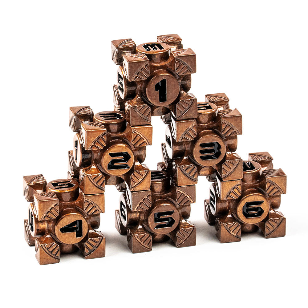 Arc Metal 16mm D6 Dice (6 Pack)