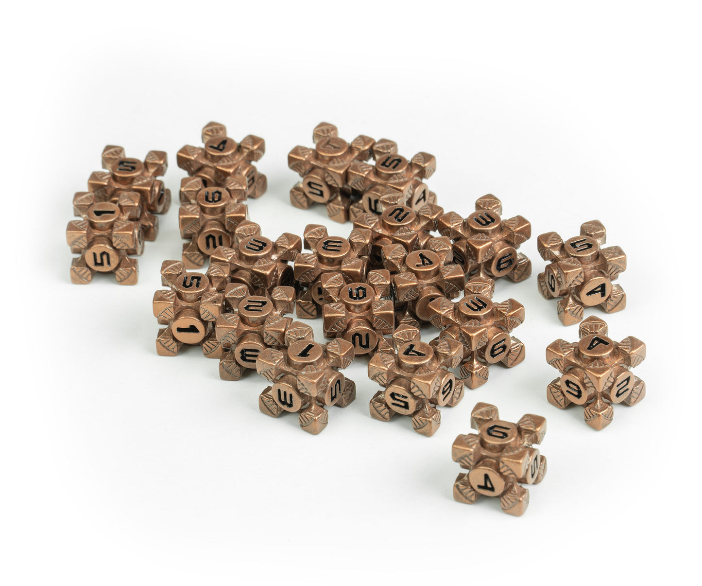Arc Metal 12mm D6 Dice (10 Pack)