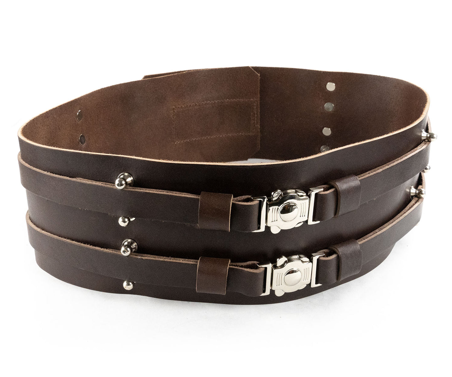 Brown Double Leather Belt
