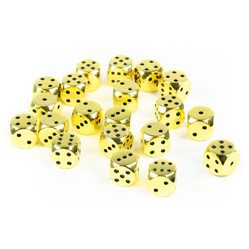 Rounded Metal 12mm D6 Dice (10 Pack)