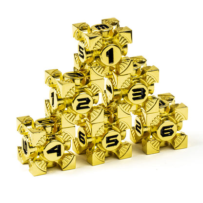 Arc Metal 16mm D6 Dice (6 Pack)
