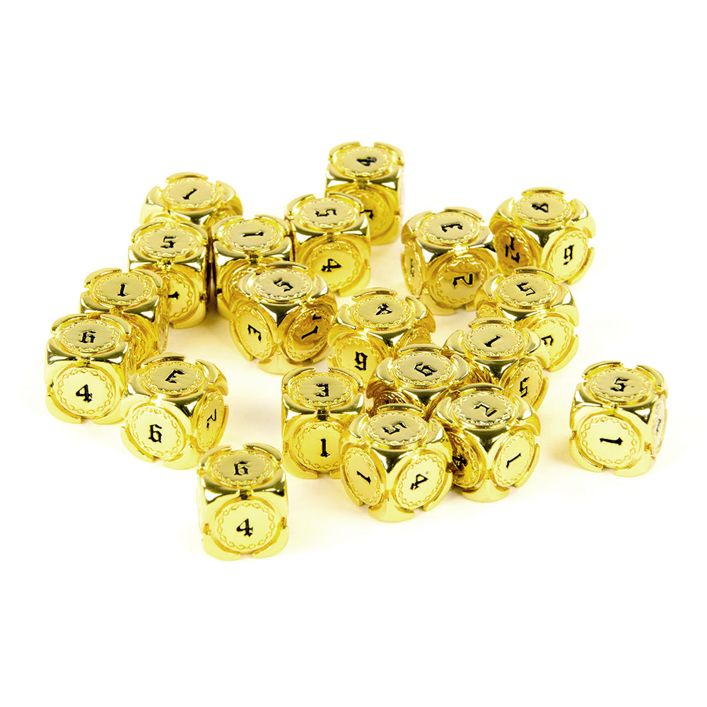 Fantasy Metal 12mm D6 Dice (10 Pack)