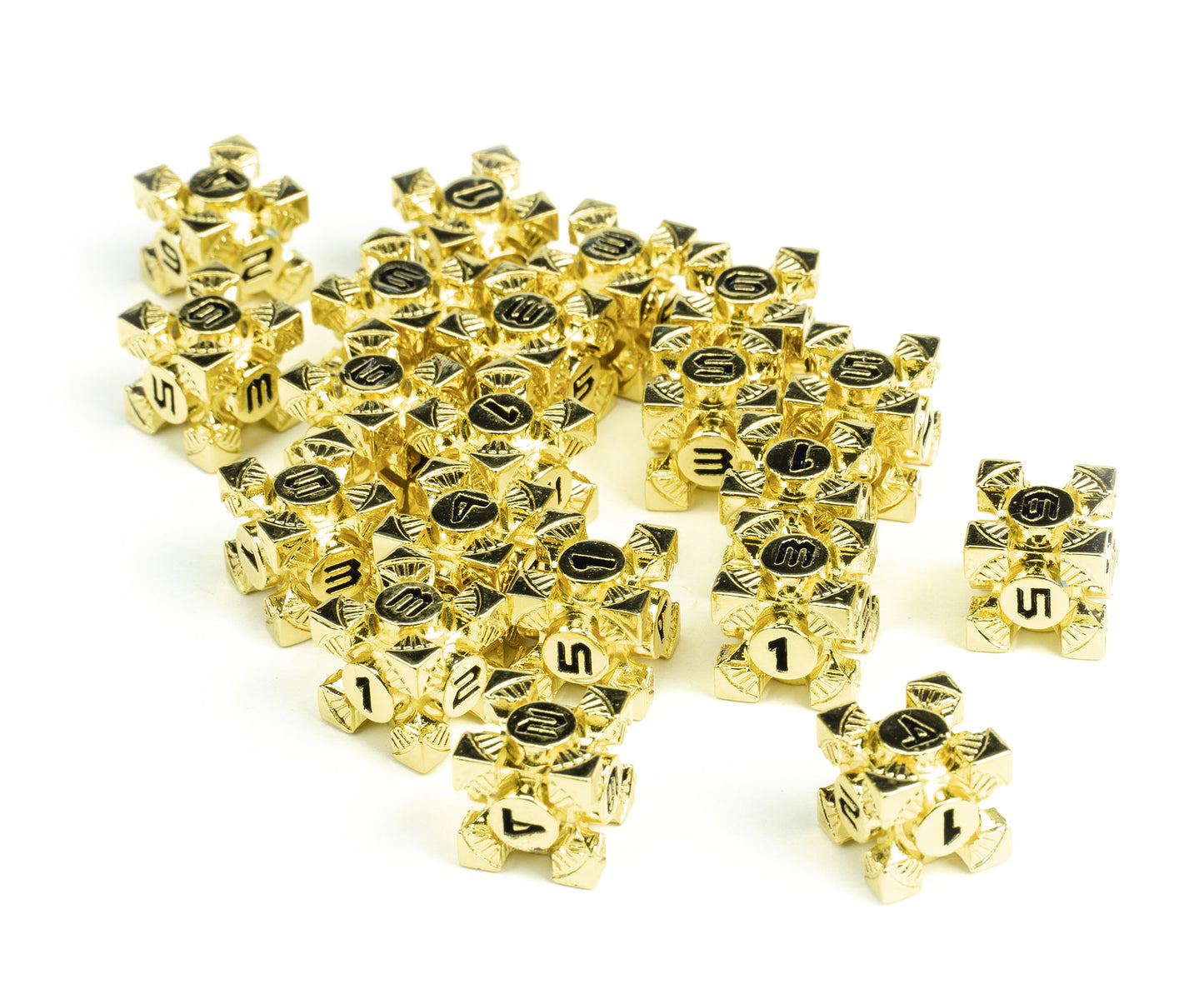 Arc Metal 12mm D6 Dice (10 Pack)