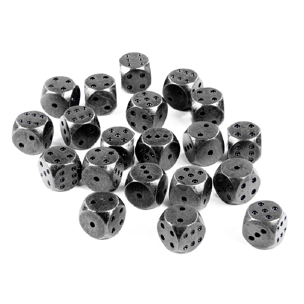 Rounded Metal 12mm D6 Dice (10 Pack)