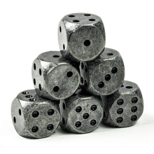 Load image into Gallery viewer, Rounded Metal 16mm D6 Dice (6 Pack)
