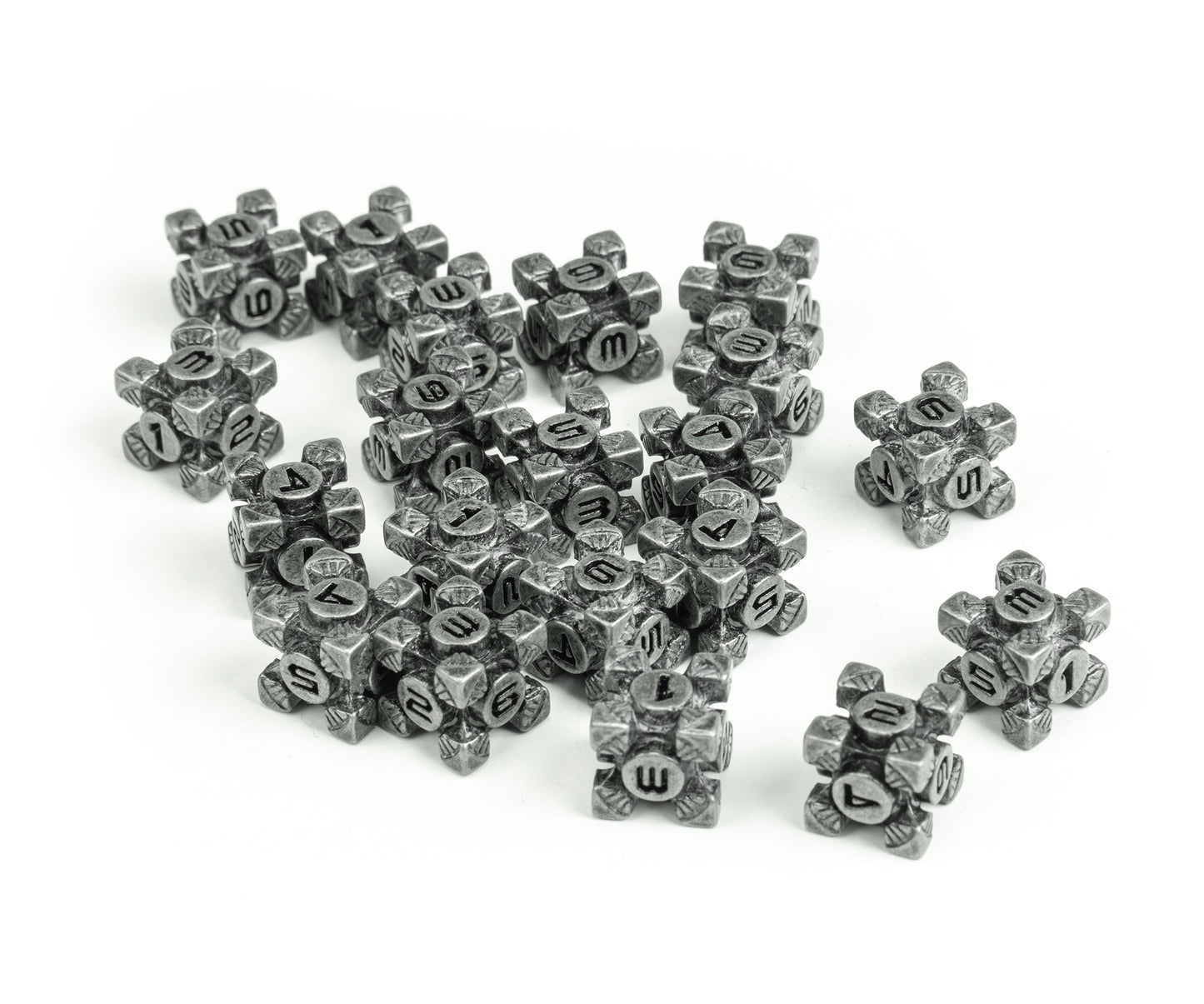 Arc Metal 12mm D6 Dice (10 Pack)