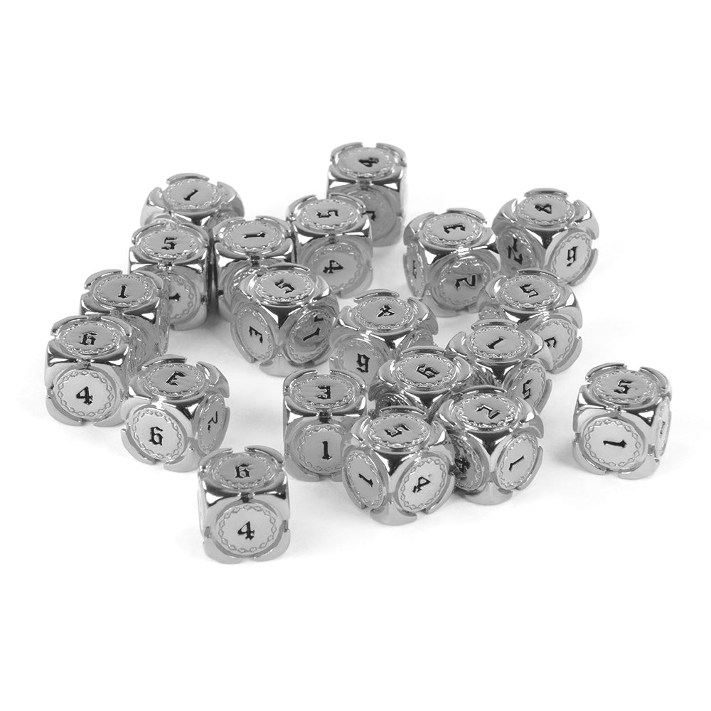 Fantasy Metal 12mm D6 Dice (10 Pack)