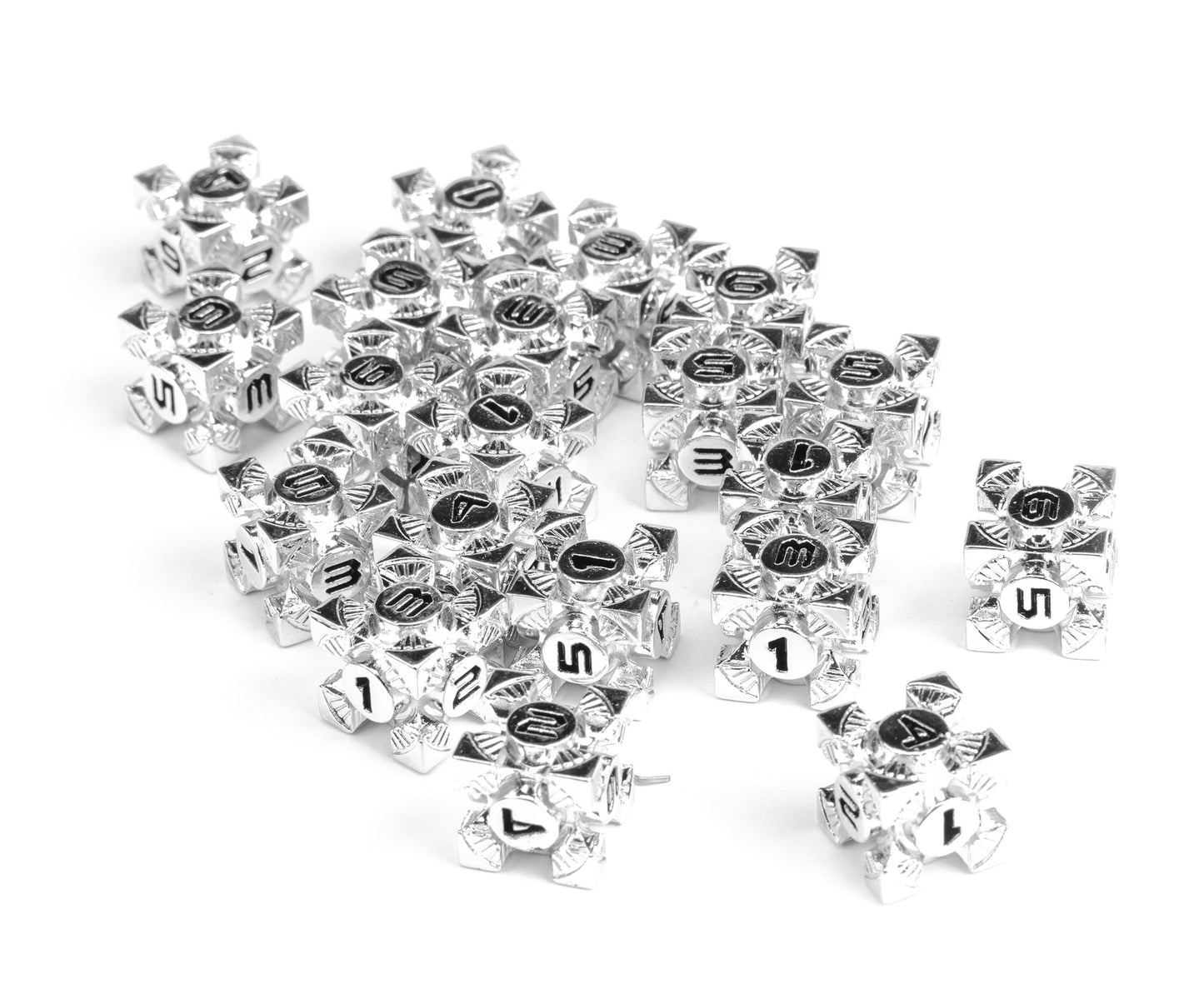 Arc Metal 12mm D6 Dice (10 Pack)