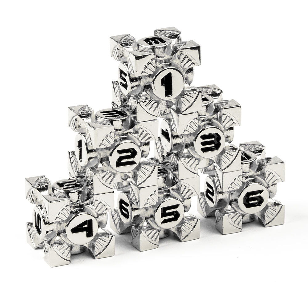 Arc Metal 16mm D6 Dice (6 Pack)