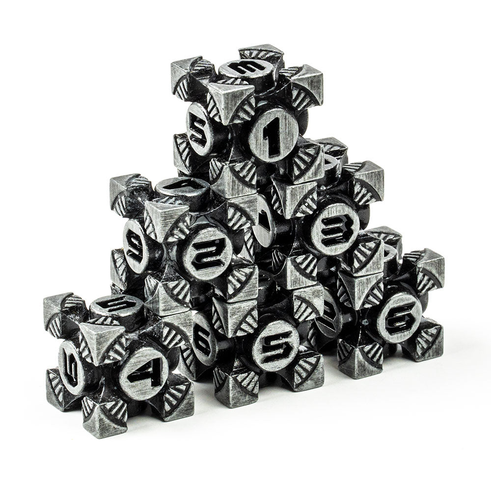 Arc Metal 16mm D6 Dice (6 Pack)