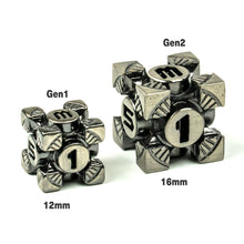Load image into Gallery viewer, Arc Metal 16mm D6 Dice (6 Pack)
