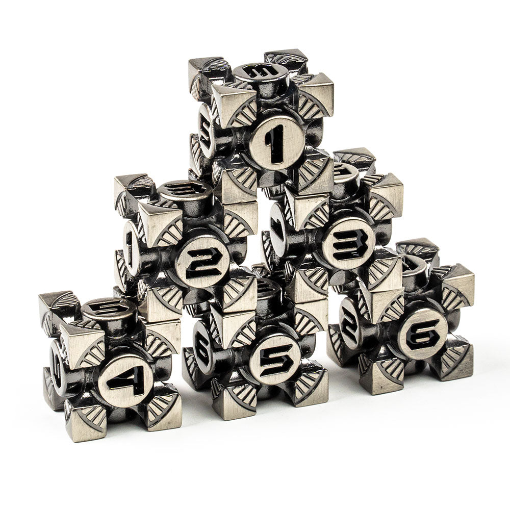 Arc Metal 16mm D6 Dice (6 Pack)
