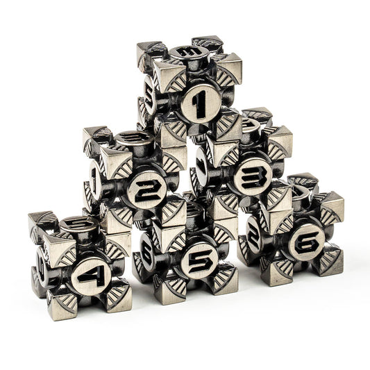 Arc Metal 16mm D6 Dice (6 Pack)