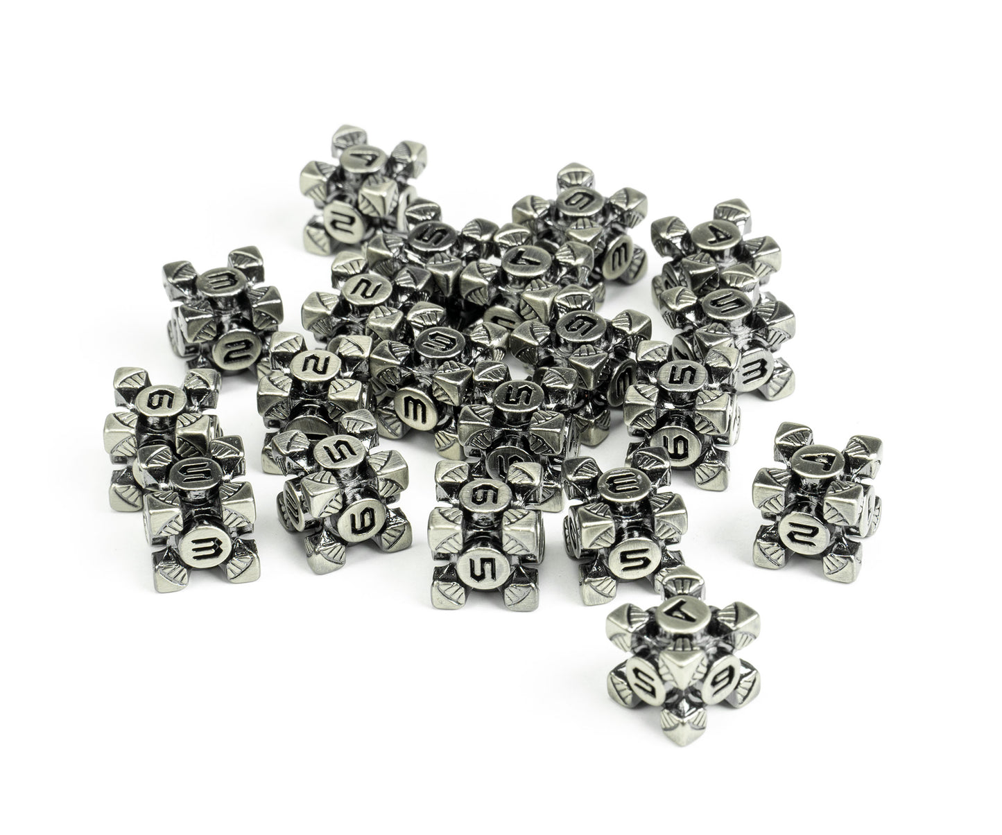 Arc Metal 12mm D6 Dice (10 Pack)