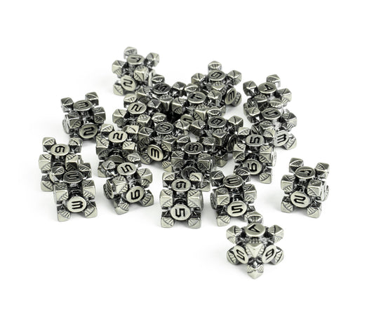 Arc Metal 12mm D6 Dice (10 Pack)